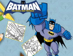 Игра Книжка-раскраска: Бэтмен и не только онлайн