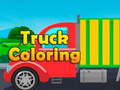 Раскраска грузовика играть онлайн бесплатно