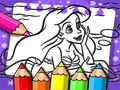 Игра Ariel The Mermaid Coloring Book