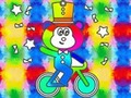 Игра Coloring Book: Monkey Rides Unicycle