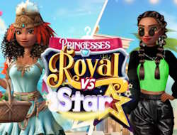 Игра Принцессы Диснея: Барби и Эльза соперницы подружки - играть онлайн бесплатно