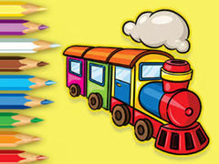 Игра Coloring Book: Running Train