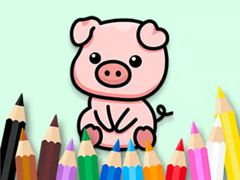 Игра Coloring Book: Cute Pig 2