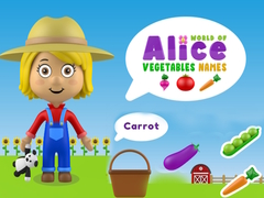 Ігра World of Alice Vegetables Names