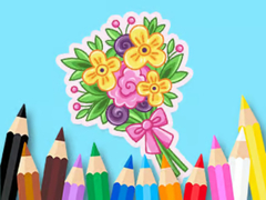 Игра Coloring Book: Love Bouquet