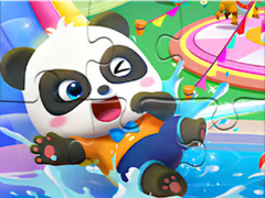Игра Jigsaw Puzzle: Baby Panda Water Park