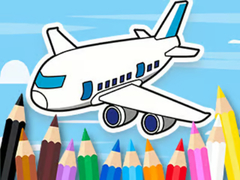 Игра Coloring Book: Flying Airplane