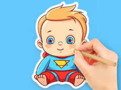 Игра Coloring Book: Cute Super Baby