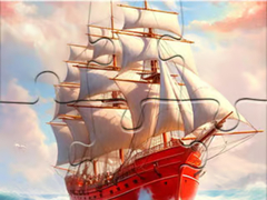 Игра Jigsaw Puzzle: White Sailing Boat