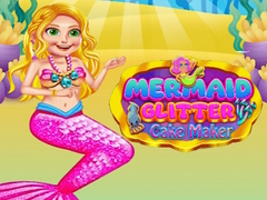 Игра Mermaid Glitter Cake Maker 