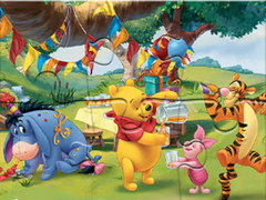 Игра Jigsaw Puzzle: Winnie The Pooh Party