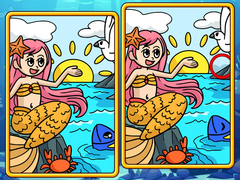 Игра Mermaids Spot The Differences