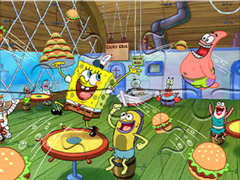 Игра Jigsaw Puzzle: SpongeBob SquarePants Work Time