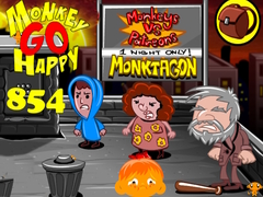 Игра Monkey Go Happy Stage 854