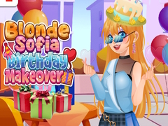 Игра Blonde Sofia Birthday Makeover
