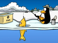 Игра Club Penguin: Ice Fishing