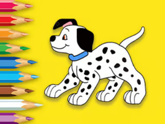 Игра Coloring Book: Cute Spotted Dog