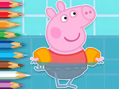 Игра Coloring Book: Peppa Swimming