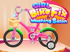 Игра Girl Bike Fix Washing Salon