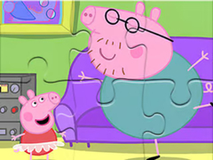 Игра Jigsaw Puzzle: Daddy Pig Dancing