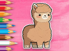 Игра Coloring Book: Cute Alpaca