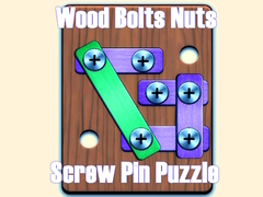 Игра Wood Bolts Nuts Screw Pin Puzzle