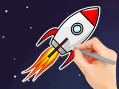 Игра Coloring Book: Flying Rocket