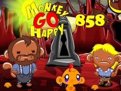 Игра Monkey Go Happy Stage 858