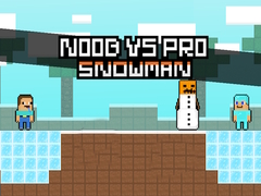 Игра Noob vs Pro Snowman