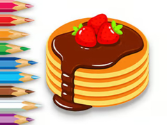 Игра Coloring Book: Strawberry Pancake