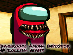 Игра Backrooms Among Impostor & Rolling Giant