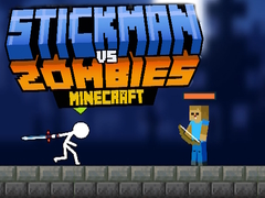 Игра Stickman vs Zombies Minecraft