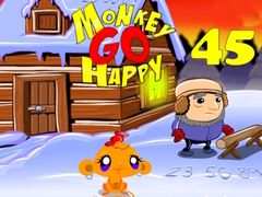 Игра Monkey Go Happy Stage 45