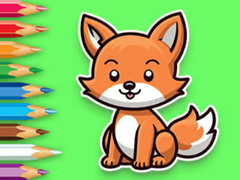 Игра Coloring Book: Baby Fox