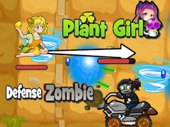 Игра Plant Girl Defense Zombie