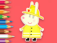 Игра Coloring Book: Rabbit Firefighter