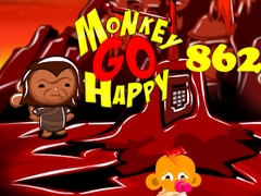 Игра Monkey Go Happy Stage 862