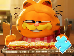 Игра Jigsaw Puzzle: Garfield And Lasagna