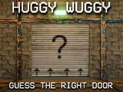 Игра Huggy Wuggy Guess the right door