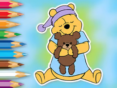 Игра Coloring Book: Winnie With Toy Bear