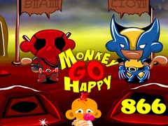 Игра Monkey Go Happy Stage 866