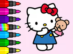 Игра Coloring Book: Hello Kitty Teddy Bear