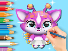 Игра Coloring Book: Cute Fluvsies