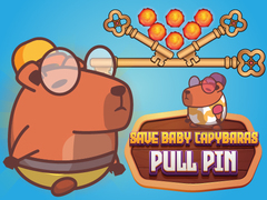 Игра Save Baby Capybaras Pull Pin