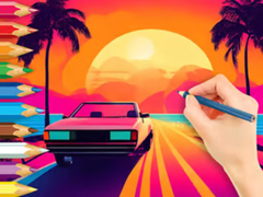 Игра Coloring Book: Sunset Driving