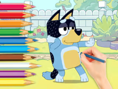 Игра Coloring Book: Bluey And Bingo