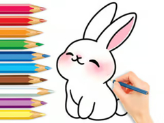 Игра Coloring Book: Cute Rabbit