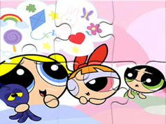 Игра Jigsaw Puzzle: Powerpuff Girls Sweet Dream