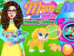 Игра Mom And Taylor Washing Clothes