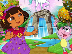 Игра Jigsaw Puzzle: Dora Wonderland